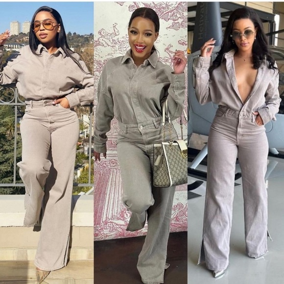 Zara blogger tan TRF LONG DENIM - Picture 3 of 15